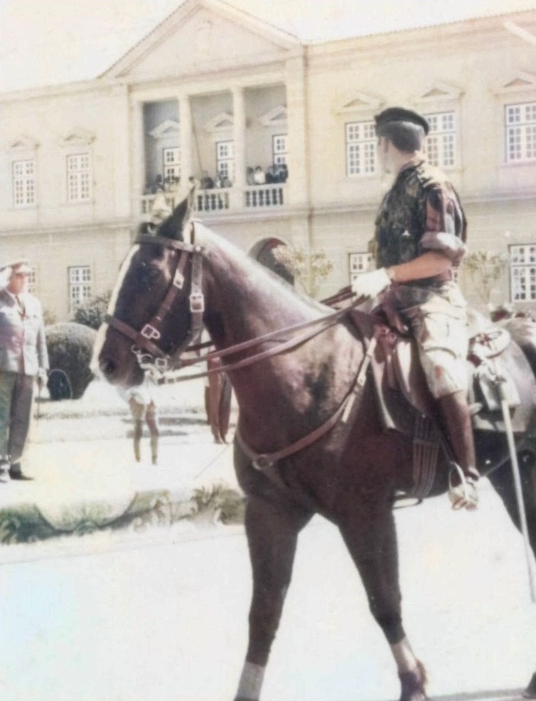 Louis Wolf in Officer & Equestrian Training